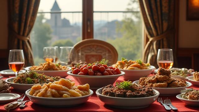 Gülhane Parkı manzaralı, Osmanlı esintili odalara sahip otel girişi.